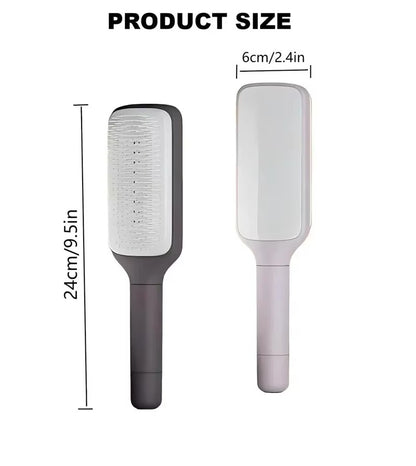 Rotatable Self Cleaning Hair Brush