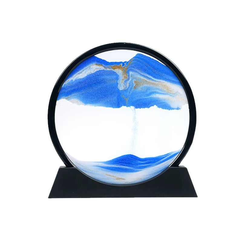 3D Hourglass Moving Quicksand Sand Art Home Decor