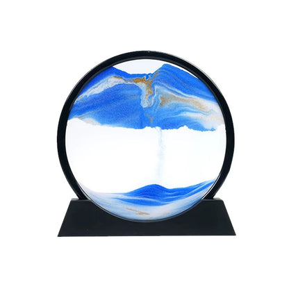 3D Hourglass Moving Quicksand Sand Art Home Decor