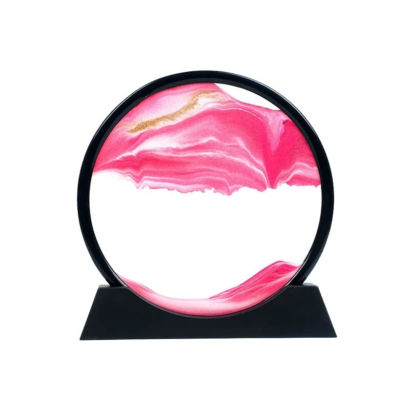 3D Hourglass Moving Quicksand Sand Art Home Decor