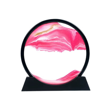 3D Hourglass Moving Quicksand Sand Art Home Decor