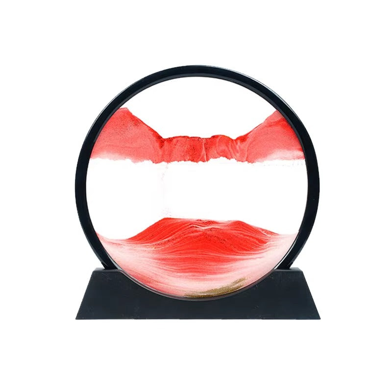 3D Hourglass Moving Quicksand Sand Art Home Decor