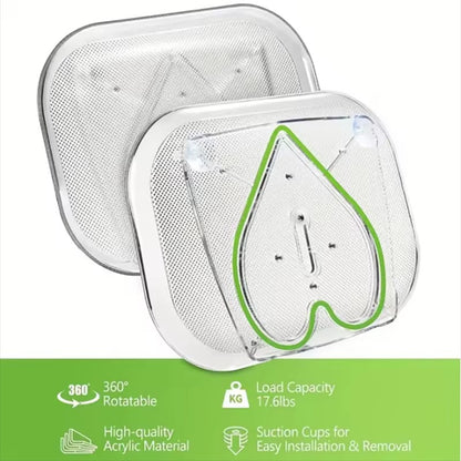 360-degree Rotating Refrigerator Tray