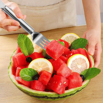 Dual Head Stainless Steel Watermelon Slicer